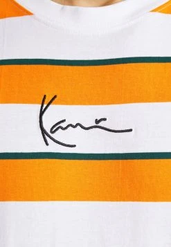 Karl Kani SMALL SIGNATURE STRIPE TEE UNISEX - T-Shirt Print - Orange -Outlet KARL KANI Store cc4f1e724eb344e18713377838a8db30