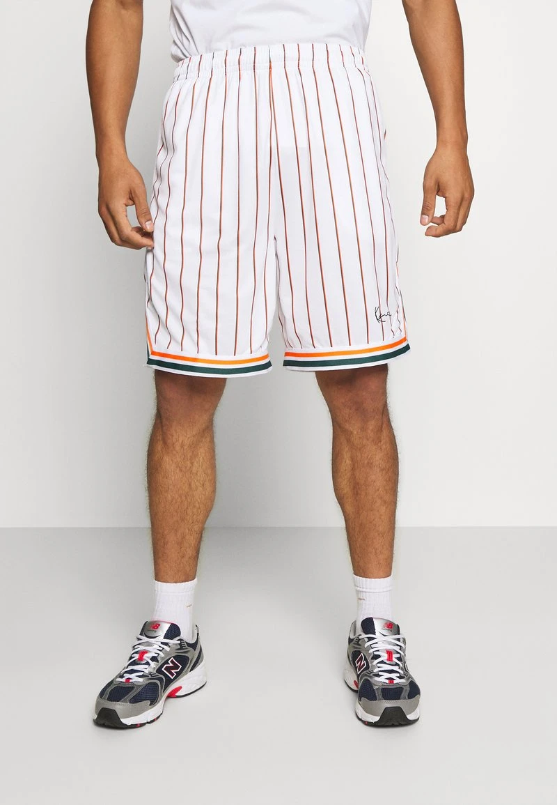 Karl Kani SMALL SIGNATURE PINSTRIPE - Shorts - White, Herren 3 Karl Kani SMALL SIGNATURE PINSTRIPE - Shorts - White, Herren