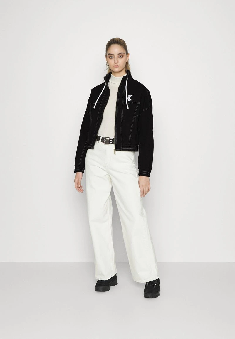JACKET - Jeansjacke - black Karl Kani JACKET - Jeansjacke - Black, Damen -Outlet KARL KANI Store ce0f46155e304b5cae8f0d79119e02ef