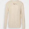 Karl Kani SIGNATURE BLOCK KNIT CREW - Strickpullover - Light Sand, Herren 2 Karl Kani SIGNATURE BLOCK KNIT CREW - Strickpullover - Light Sand, Herren -Outlet KARL KANI Store ce87a3e68dcd4cdd96bebaa9c3a35ccc