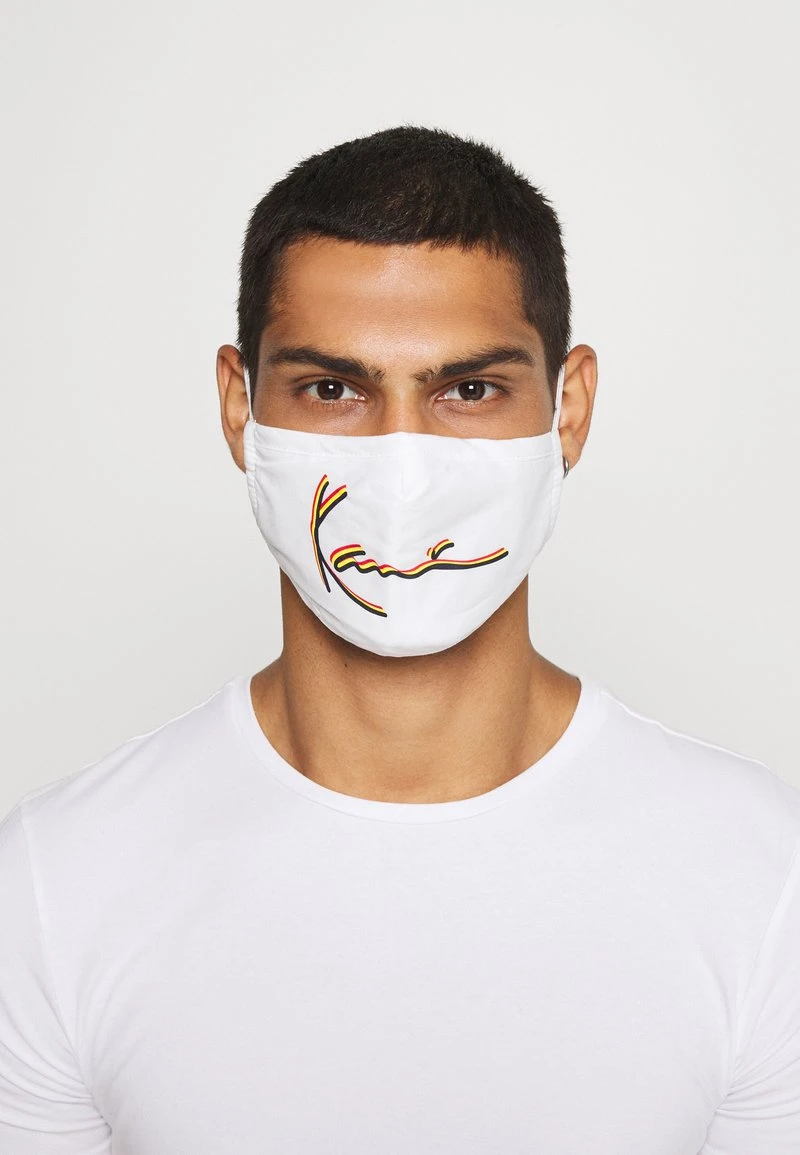 Karl Kani SIGNATURE FACE MASK - Stoffmaske - White, Unisex 6 Karl Kani SIGNATURE FACE MASK - Stoffmaske - White, Unisex – Bild 4