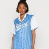 Karl Kani VARSITY BLOCK BASEBALL - Hemdbluse - Blue, Damen 1 Karl Kani VARSITY BLOCK BASEBALL - Hemdbluse - Blue, Damen -Outlet KARL KANI Store d0cd6a740406458cbda25faf68b1d044