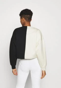 Karl Kani SIGNATURE CROPPED BLOCK CREW - Sweatshirt - Off White, Damen -Outlet KARL KANI Store d1e05a7ecb224d83afd249b7f15bca35