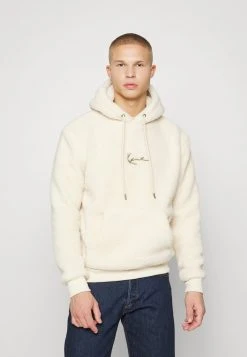 Karl Kani SIGNATURE HOODIE UNISEX - Sweatshirt - Light Sand