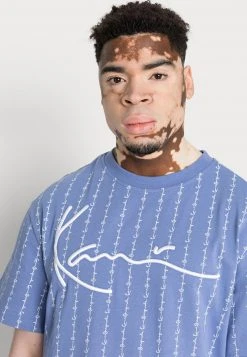 Karl Kani SIGNATURE LOGO PINSTRIPE TEE BLUE UNISEX - T-Shirt Print - Blue -Outlet KARL KANI Store d3bd8cbd5ae14f81b9ddfe7f11d9f08f