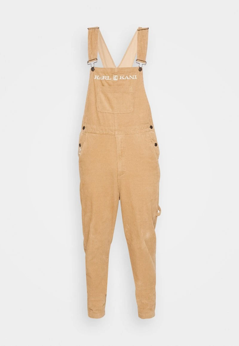 Karl Kani RETRO DUNGAREE UNISEX - Stoffhose - Sand 7 Karl Kani RETRO DUNGAREE UNISEX - Stoffhose - Sand – Bild 5