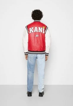 KARL KANI X SMILEY® COLLEGE JACKET - Kunstlederjacke - Red, Herren 5 KARL KANI X SMILEY® COLLEGE JACKET - Kunstlederjacke - Red, Herren -Outlet KARL KANI Store d3f7b0ab448445d885096dabdc99e738