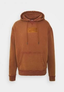 Karl Kani SMALL SIGNATURE BOX WASHED HOODIE UNISEX - Sweatshirt - Dark Orange -Outlet KARL KANI Store d5d47818cabc4dfa90c5c6df97d1d1d4