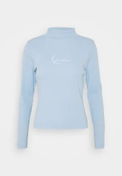 Karl Kani SMALL SIGNATURE TURTLE NECK - Strickpullover - Light Blue, Damen -Outlet KARL KANI Store d794b52db9cd49bda6f82b53b5f5bb0e
