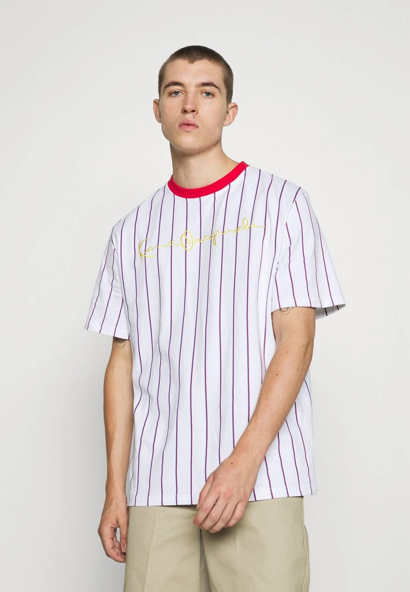 Karl Kani ORIGINALS PINSTRIPE TEE UNISEX - T-Shirt Print - White 3 Karl Kani ORIGINALS PINSTRIPE TEE UNISEX - T-Shirt Print - White