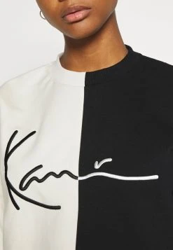 Karl Kani SIGNATURE CROPPED BLOCK CREW - Sweatshirt - Off White, Damen -Outlet KARL KANI Store d8b9ad8763194cdba400468d5334bb46