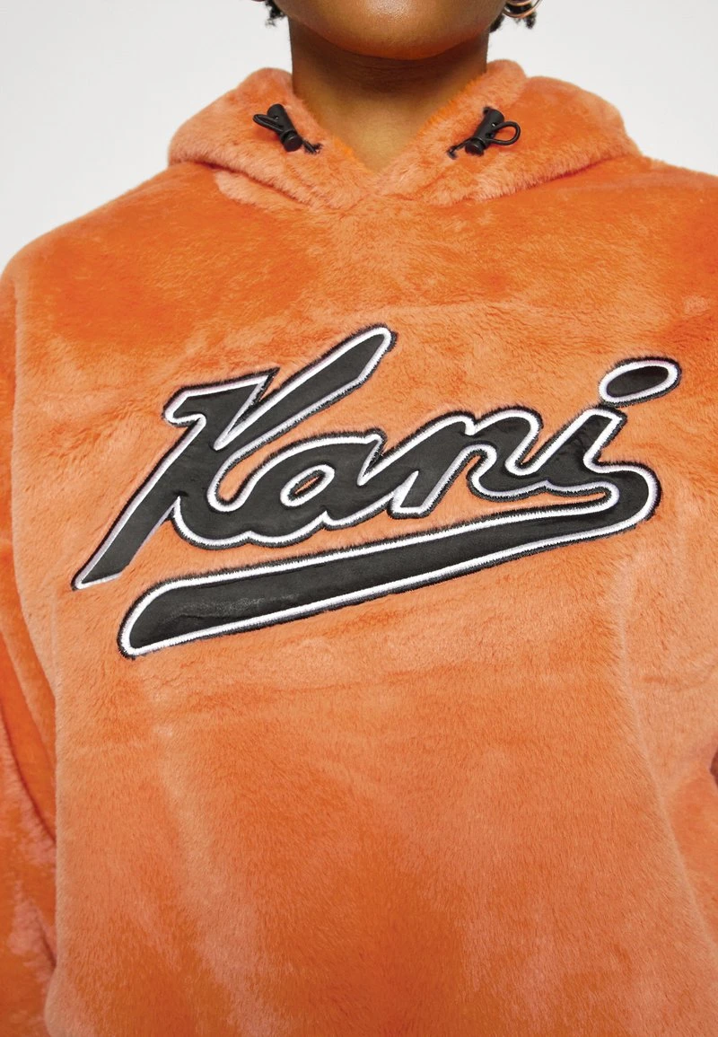 Karl Kani VARSITY HOODIE - Fleecepullover - Orange, Damen 7 Karl Kani VARSITY HOODIE - Fleecepullover - Orange, Damen – Bild 5