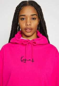 Karl Kani SMALL SIGNATURE HOODIE - Sweatshirt - Pink, Damen -Outlet KARL KANI Store d9ae59133498446f81bec2675c2e0024