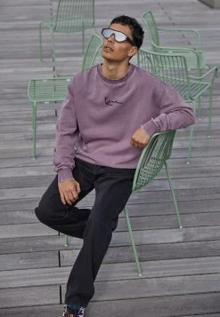 Karl Kani SMALL SIGNATURE UNISEX - Sweatshirt - Violet