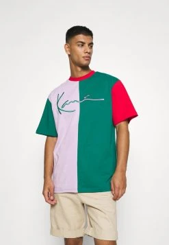 Karl Kani SIGNATURE BLOCK TEE UNISEX - T-Shirt Print - Green