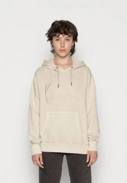 Karl Kani SIGNATURE WASHED HOODIE - Sweatshirt - Light Sand, Damen