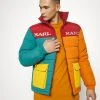 Karl Kani UNISEX RETRO BLOCK PUFFER JACKET - Winterjacke - Dark Red -Outlet KARL KANI Store dc3108bc074a4f5998e8de061aa8a624