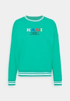 Karl Kani RETRO COLLEGE CREW - Sweatshirt - Dark Mint, Damen 8 Karl Kani RETRO COLLEGE CREW - Sweatshirt - Dark Mint, Damen -Outlet KARL KANI Store dc47e08ce1754d7abde41d001a547f75
