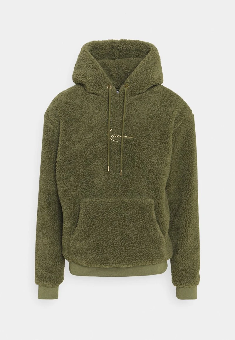 SMALL SIGNATURE HOODIE UNISEX - Kapuzenpullover - dark green Karl Kani SMALL SIGNATURE HOODIE UNISEX - Kapuzenpullover - Dark Green -Outlet KARL KANI Store dd3ae657b9c242b09708c084d2dde492