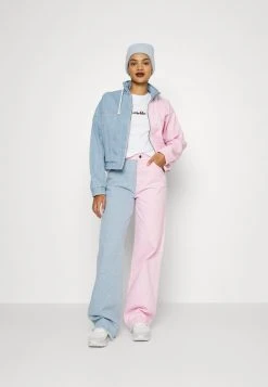 Karl Kani BLOCK WIDE LEG PANTS - Jeans Relaxed Fit - Rose/blue, Damen 17 Karl Kani BLOCK WIDE LEG PANTS - Jeans Relaxed Fit - Rose/blue, Damen -Outlet KARL KANI Store dd409eb710ac4cd187f775e75c585220