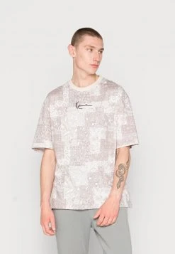 Karl Kani SMALL SIGNATURE TEE LIGHT UNISEX - T-Shirt Print - Sand