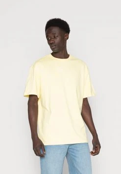 Karl Kani SMALL SIGNATURE ESSENTIAL TEE UNISEX - T-Shirt Basic - Light Yellow