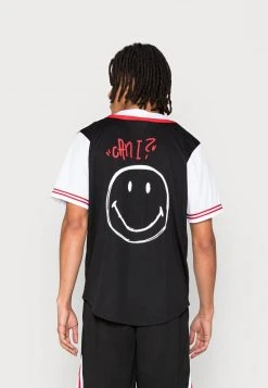 KARL KANI X SMILEY® OG SCRIBBLE BASEBALL SHIRT - Hemd - Black, Herren