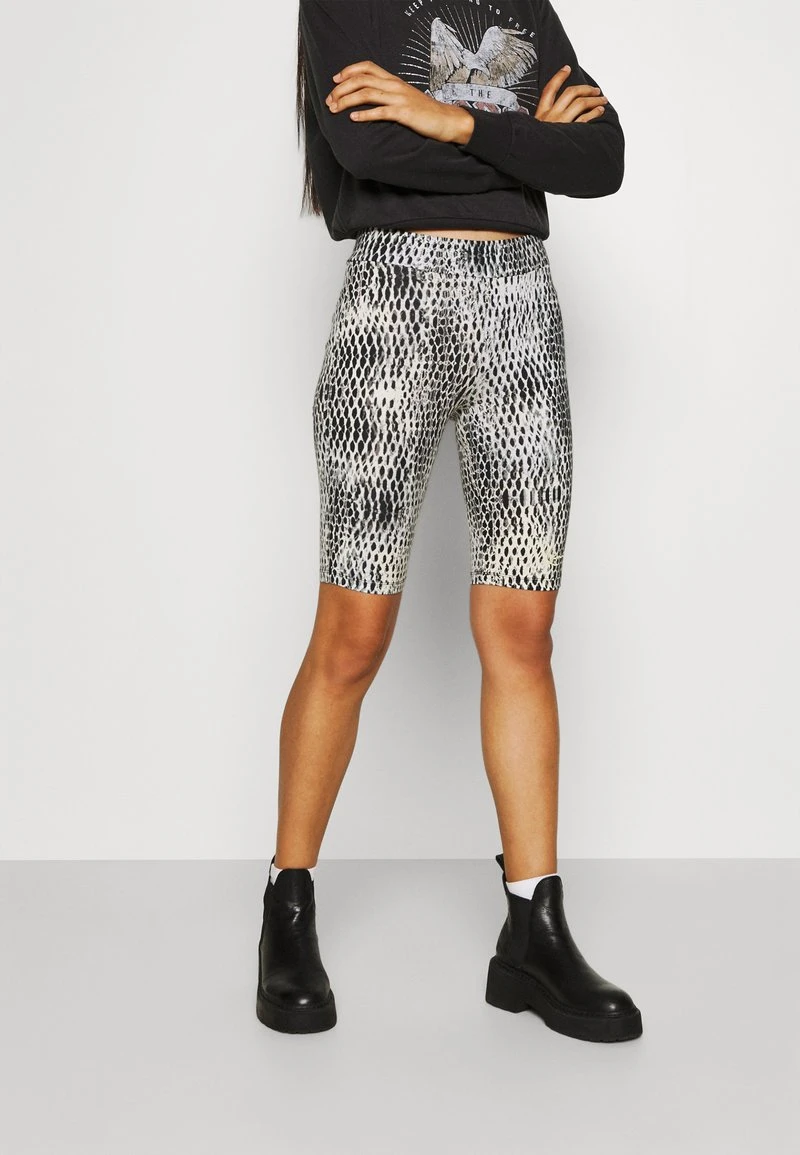 Karl Kani SMALL SIGNATURE SNAKE CYCLING - Shorts - White, Damen 3 Karl Kani SMALL SIGNATURE SNAKE CYCLING - Shorts - White, Damen