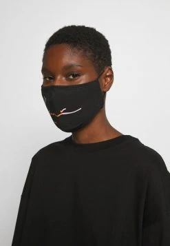 Karl Kani SIGNATURE FACE MASK - Stoffmaske - Black, Unisex -Outlet KARL KANI Store e22ab467e24b43cba32ecc05653251f9