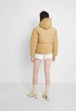 Karl Kani RETRO HOODED PUFFER JACKET - Winterjacke - Sand, Damen -Outlet KARL KANI Store e2708312065a4f7b98f6f36aa6714105