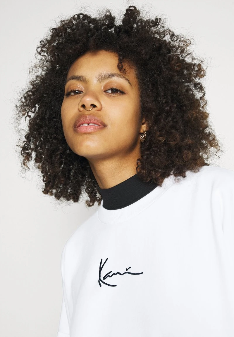 Karl Kani SMALL SIGNATURE CREW - Sweatshirt - White, Damen 6 Karl Kani SMALL SIGNATURE CREW - Sweatshirt - White, Damen – Bild 4