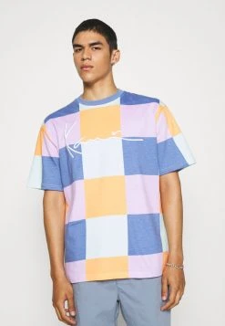 Karl Kani SIGNATURE BLOCK TEE UNISEX - T-Shirt Print - Blue