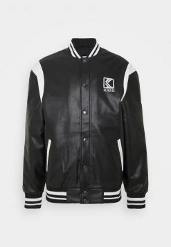 Karl Kani JACKET UNISEX - Kunstlederjacke - Black