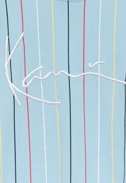 Karl Kani SIGNATURE PINSTRIPE TEE UNISEX - T-Shirt Print - Light Blue -Outlet KARL KANI Store e4cef146ac9e43fb944d1d2830ed562c