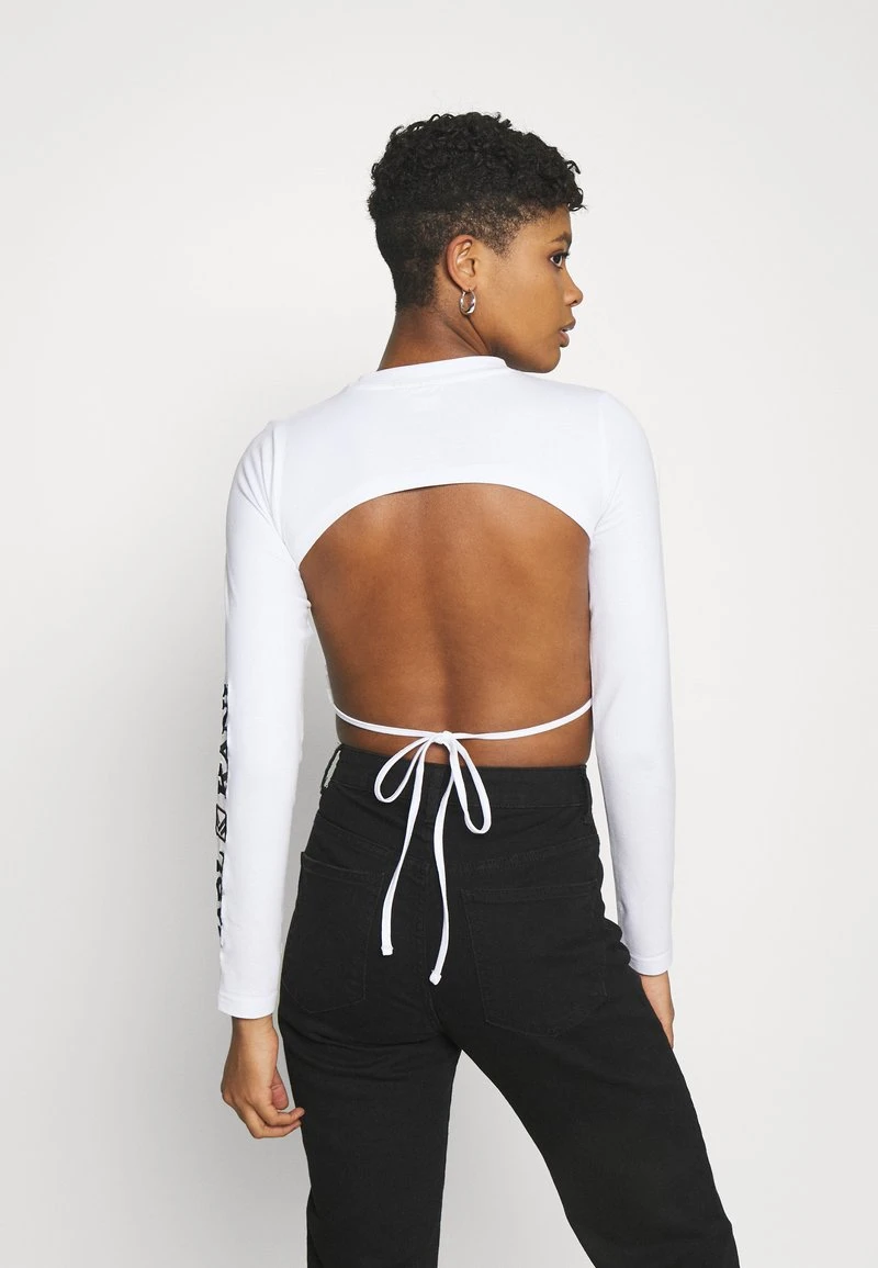 Karl Kani RETRO CROPPED - Langarmshirt - White, Damen 5 Karl Kani RETRO CROPPED - Langarmshirt - White, Damen – Bild 3