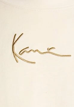 Karl Kani SMALL SIGNATURE HEAVY TEE UNISEX - T-Shirt Basic - Cream 7 Karl Kani SMALL SIGNATURE HEAVY TEE UNISEX - T-Shirt Basic - Cream -Outlet KARL KANI Store e6a71bc980e048d6814f8d9a2706bda9