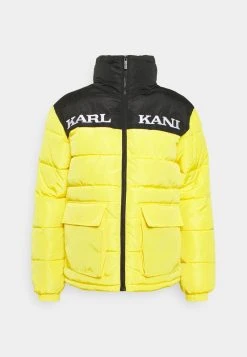 Karl Kani RETRO BLOCK PUFFER JACKET UNISEX - Winterjacke - Black/yellow 12 Karl Kani RETRO BLOCK PUFFER JACKET UNISEX - Winterjacke - Black/yellow -Outlet KARL KANI Store e77929316b424e929ff6139e62564f27