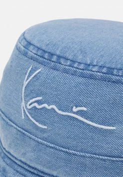 Karl Kani SMALL SIGNATURE BUCKET HAT - Hut - Blue, Unisex -Outlet KARL KANI Store e7fc50a98dcc42deb46c23aa98f68ccd