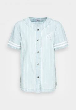 Karl Kani BASEBALL SHIRT - Hemdbluse - Blue, Damen 5 Karl Kani BASEBALL SHIRT - Hemdbluse - Blue, Damen -Outlet KARL KANI Store ea356fdb8f4c4088879451cac91c3423
