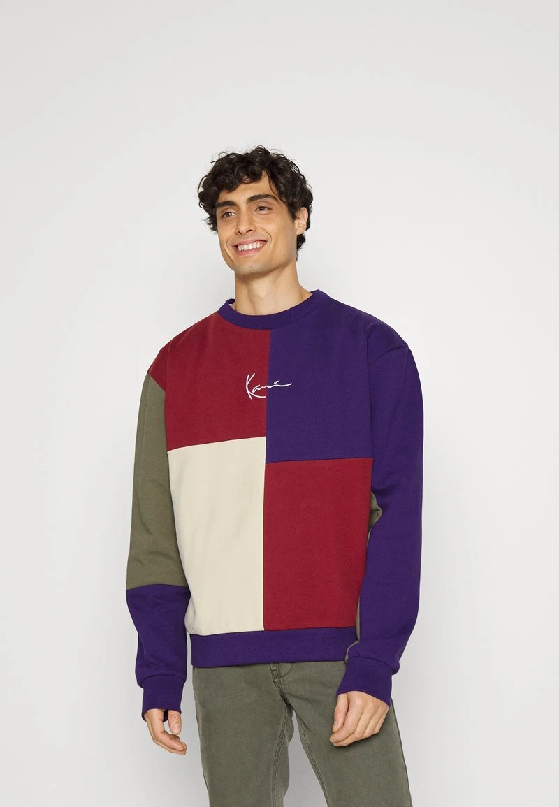 Karl Kani UNISEX SMALL SIGNATURE BLOCK CREW - Sweatshirt - Lilac 3 Karl Kani UNISEX SMALL SIGNATURE BLOCK CREW - Sweatshirt - Lilac