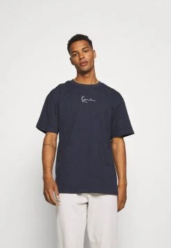 Karl Kani SMALL SIGNATURE TEE - T-Shirt Print - Navy, Herren
