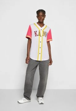 Karl Kani COLLEGE BLOCK BASEBALL - T-Shirt Print - White, Damen -Outlet KARL KANI Store ee73a0ab3aa04e5b8c91eac397765fa0