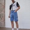 Karl Kani RETRO CARGO SHORTS VINTAGE - Shorts - Vintage Mid Blue, Herren 2 Karl Kani RETRO CARGO SHORTS VINTAGE - Shorts - Vintage Mid Blue, Herren -Outlet KARL KANI Store eed82c1a133a4edfb4c6cfec7d689041