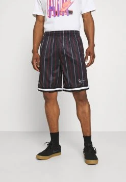 Karl Kani SMALL SIGNATURE PINSTRIPE - Shorts - Black, Herren