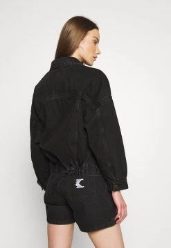 Karl Kani WASHED JACKET - Jeansjacke - Black, Damen -Outlet KARL KANI Store f39cea4448b141c8b82d7b22f7177180