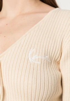 Karl Kani SIGNATURE - Strickjacke - Light Sand, Damen -Outlet KARL KANI Store f39fc4526ed04c20a7054d7527031fbf