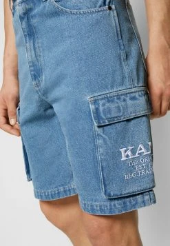 Karl Kani RETRO CARGO SHORTS VINTAGE - Shorts - Vintage Mid Blue, Herren -Outlet KARL KANI Store f3be6c67d9d24f72b1a09b2e9d6ffa00