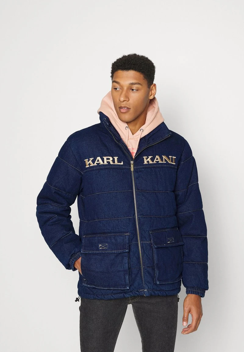 Karl Kani UNISEX RETRO RINSED BLOCK PUFFER - Winterjacke - Blue 5 Karl Kani UNISEX RETRO RINSED BLOCK PUFFER - Winterjacke - Blue – Bild 3