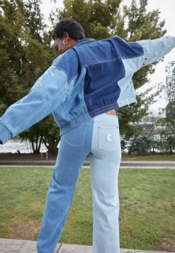 Karl Kani ORIGINALS BLOCK JACKET - Jeansjacke - Blue, Damen 14 Karl Kani ORIGINALS BLOCK JACKET - Jeansjacke - Blue, Damen -Outlet KARL KANI Store f51112501ad74ad8b96e6c15ba851046