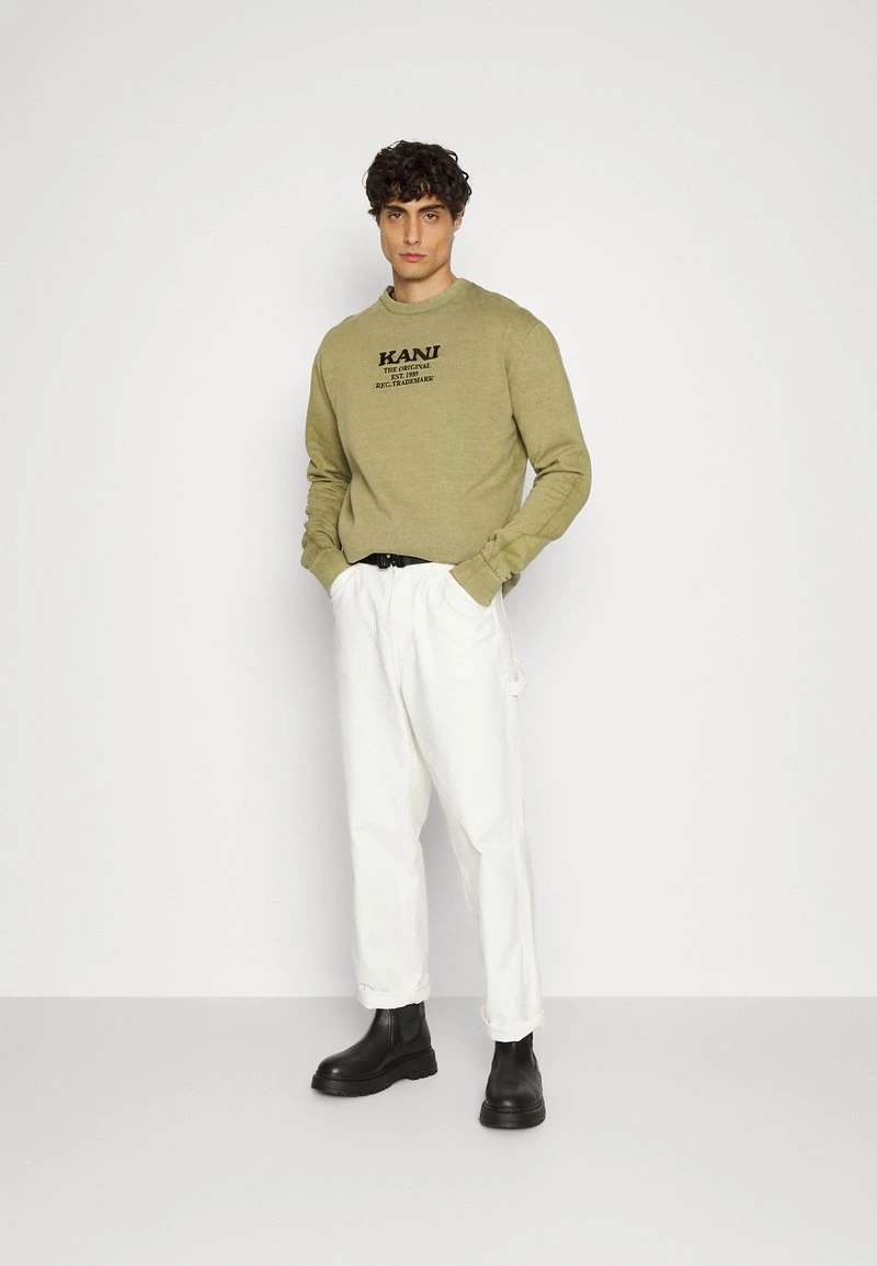 Karl Kani RETRO WASHED CREW UNISEX - Sweatshirt - Dark Green 4 Karl Kani RETRO WASHED CREW UNISEX - Sweatshirt - Dark Green – Bild 2